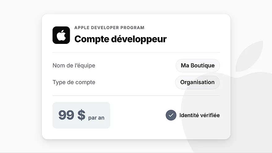 Comment créer un compte Apple Developer pour publier sur l'App Store
